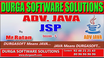 Adv java tutorial || onlinetraining|| JSP(Java Server Page ) Session - 5 by Ratan