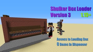 Shulker Box Loader with Access to Loading Shulker - Version 3 - Minecraft 1.16