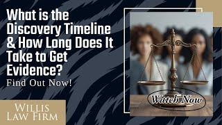 What is the Discovery Timeline & How Long Does It Take to Get Evidence? | Call Us for Help
