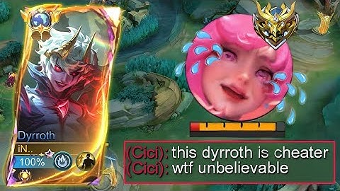 Mlbb live! dyrroth gameplay solo rank