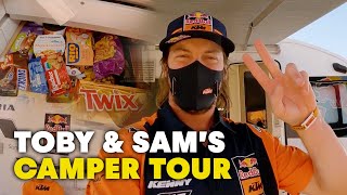 Dakar 2021: Price & Sunderland's Candy Store On Wheels - Exclusive Motorhome Tour