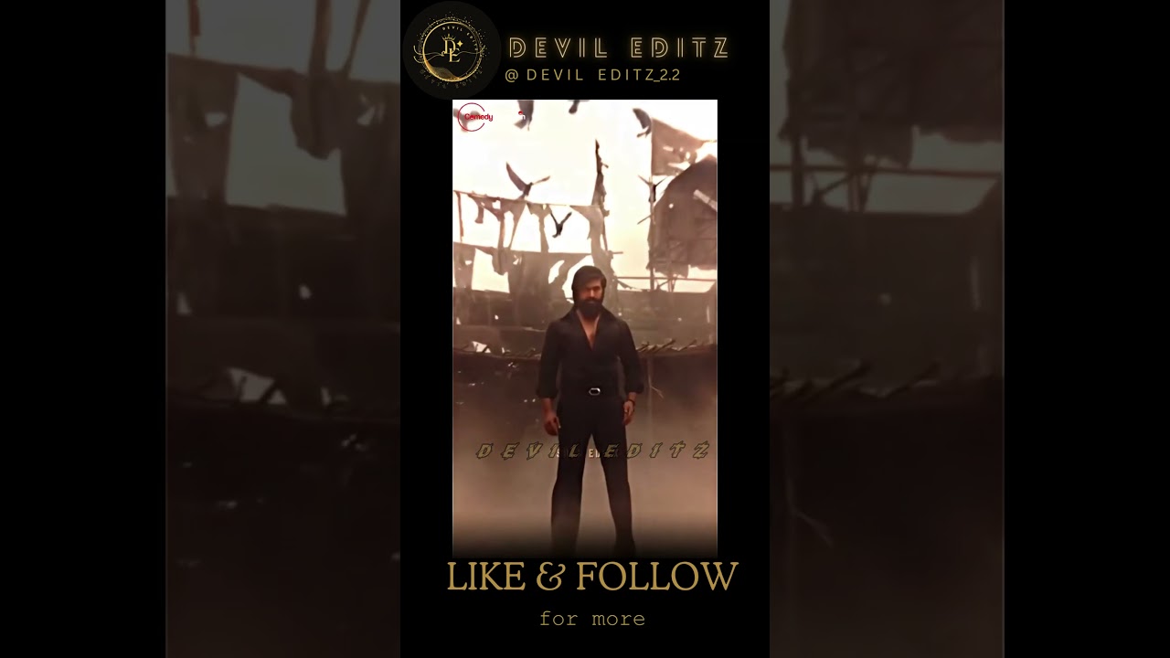 [VOILENCE LIKE ME] ROCKY ATTITUDE STATUS #southactionmovie #southmoviestatus #yash #youtubeshorts