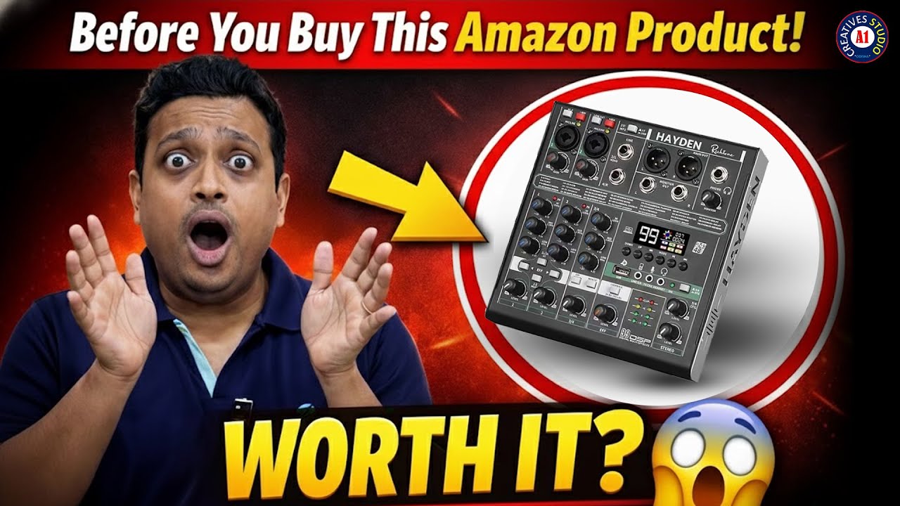 Hayden OTG Mixer with Audio Interface for Mobile and Laptop PC full Review and Testing