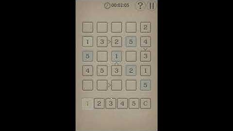 Futoshiki How To Play Walkthrough (straight to the point)