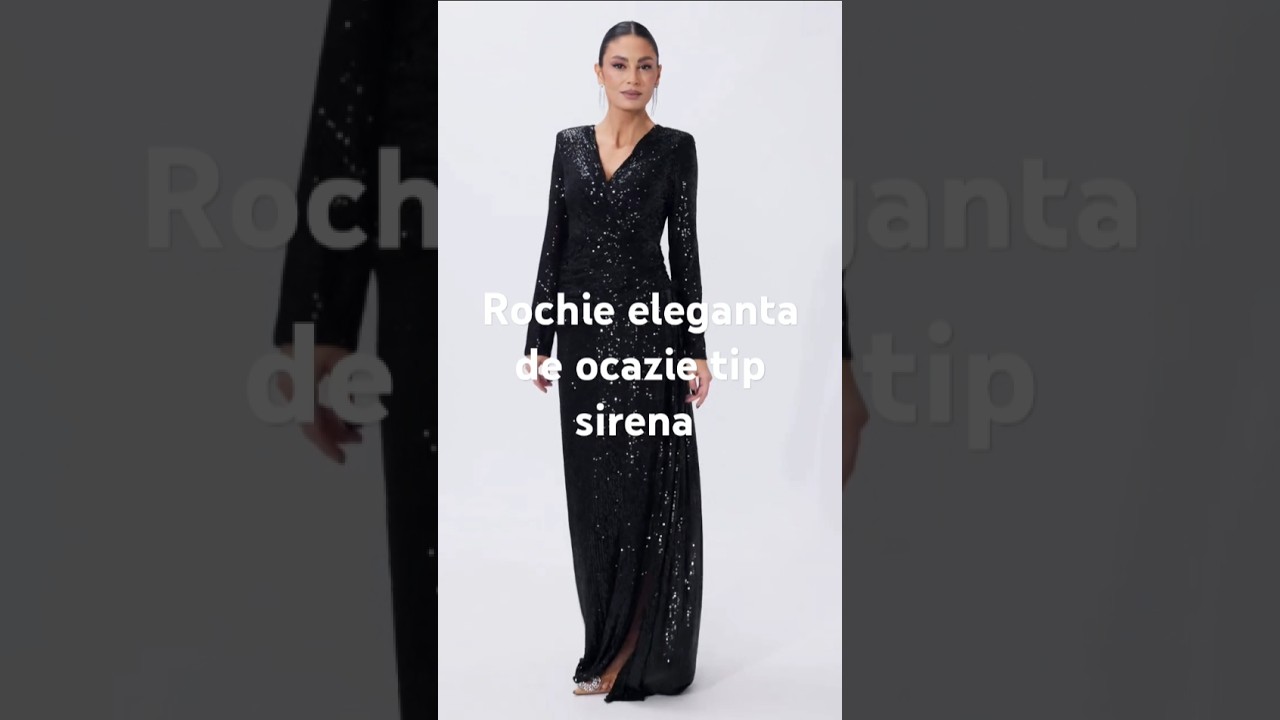 Rochie eleganta de ocazie tip sirena 