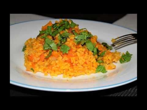 Булгур с тыквой / Bulgur and pumpkin (vegan food)