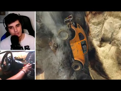 ATRAPADO EN LA MONTAÑA POR MANEJAR DONDE NO DEBÍA - GTA 5 con Volante
