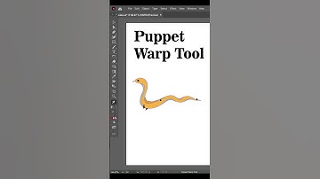 puppet warp tool in illustrator #illustrator #adobeillustrator #graphics