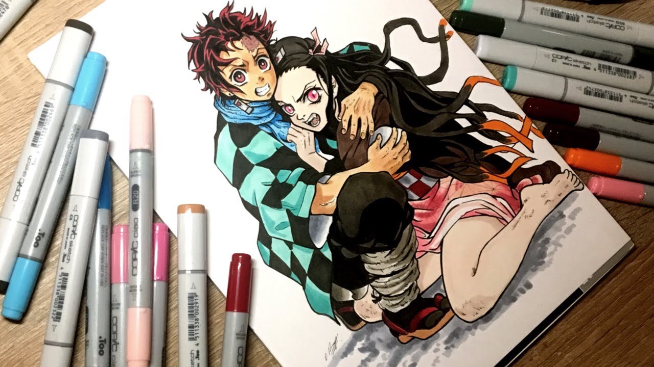 Tanjiro / Nezuko . Anim  Anime drawing books, Anime character