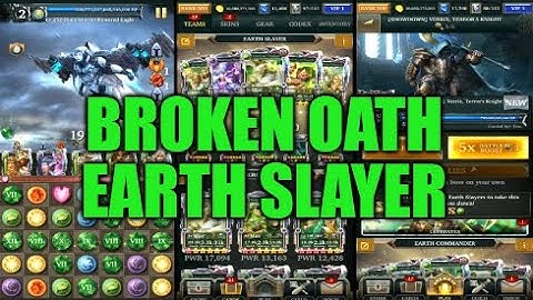 Legendary Game Of Heroes: Broken Oath Event Gameplay/Team Testing (Earth Slayer)