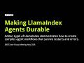 Making LlamaIndex Agents Durable with DBOS
