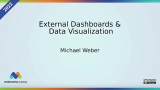Matomo External Dashboards & Data Visualization