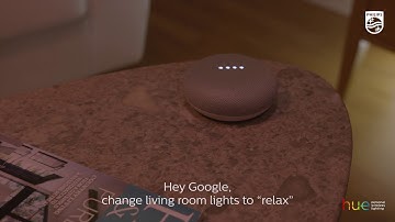 Philips Hue smart lighting and Google Nest Mini - Comfort with voice commands