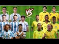 Brazil LEGENDS VS Argentina LEGENDS Ronaldo Messi Neymar Ronaldinho Pele Maradona Batistuta Kaka