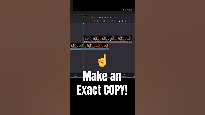 Duplicate Your Video or Audio Clip! - DaVinci Resolve