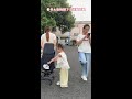 Let this auntie drag her shoes on the street, see if she dares to do it again.