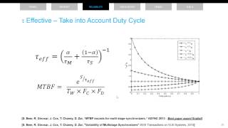 Improving Chip Reliability Through Synchronizer Optimization 18FEB2015
