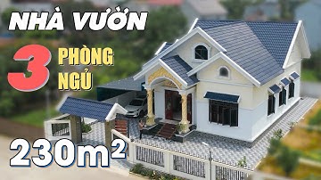 ĐẸP mà lại RẺ với nhà vườn CẤP 4 mái thái do MAXHOME thiết kế THI CÔNG TRỌN GÓI