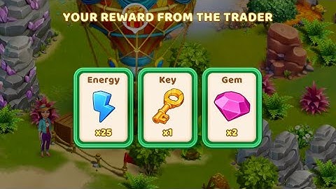 Bermuda adventures farm island, got golden key 🔑 from trader 👨‍💼⚖️