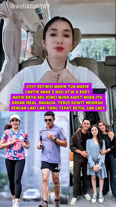 Ussy, Andika Pratama's wife, is getting more beautiful as she gets older #enterhome #celebrityfam...