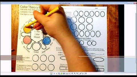 Lecture 6a: Color Theory Basics with Time lapse video