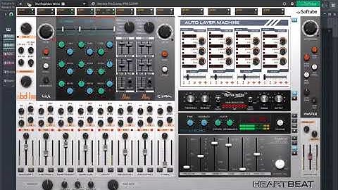 My favorite drum machine - Softube Heartbeat VST demo & preset sounds & MIDI files