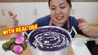 Ube Halaya Champorado Recipe