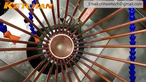 How to do copper distributors induction brazing process?