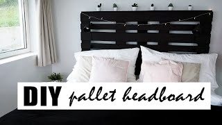 DIY | The perfect pallet headboard