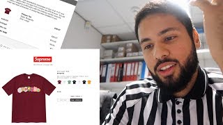 SUPREME WEEK7 FW19 LIVE COP *WINTER TEES WEEK* (SITE WENT CRAZY)