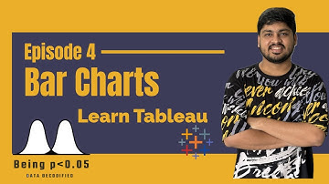 EP4 How to make Bar chart, Grouped Bar chart, and Stacked Chart in Tableau | Learn Tableau