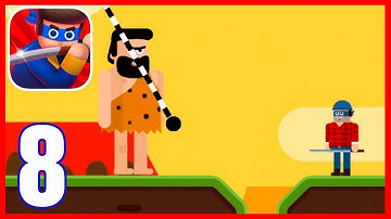 Mr Ninja - Slicey Puzzles - Gameplay Walkthrough Part 8 - All Levels Solution (Android,iOS)