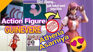 Cara Membuat Guinevere-Athena Asamiya Kof Papercraft Action Figure Tutorial Mobile Legends