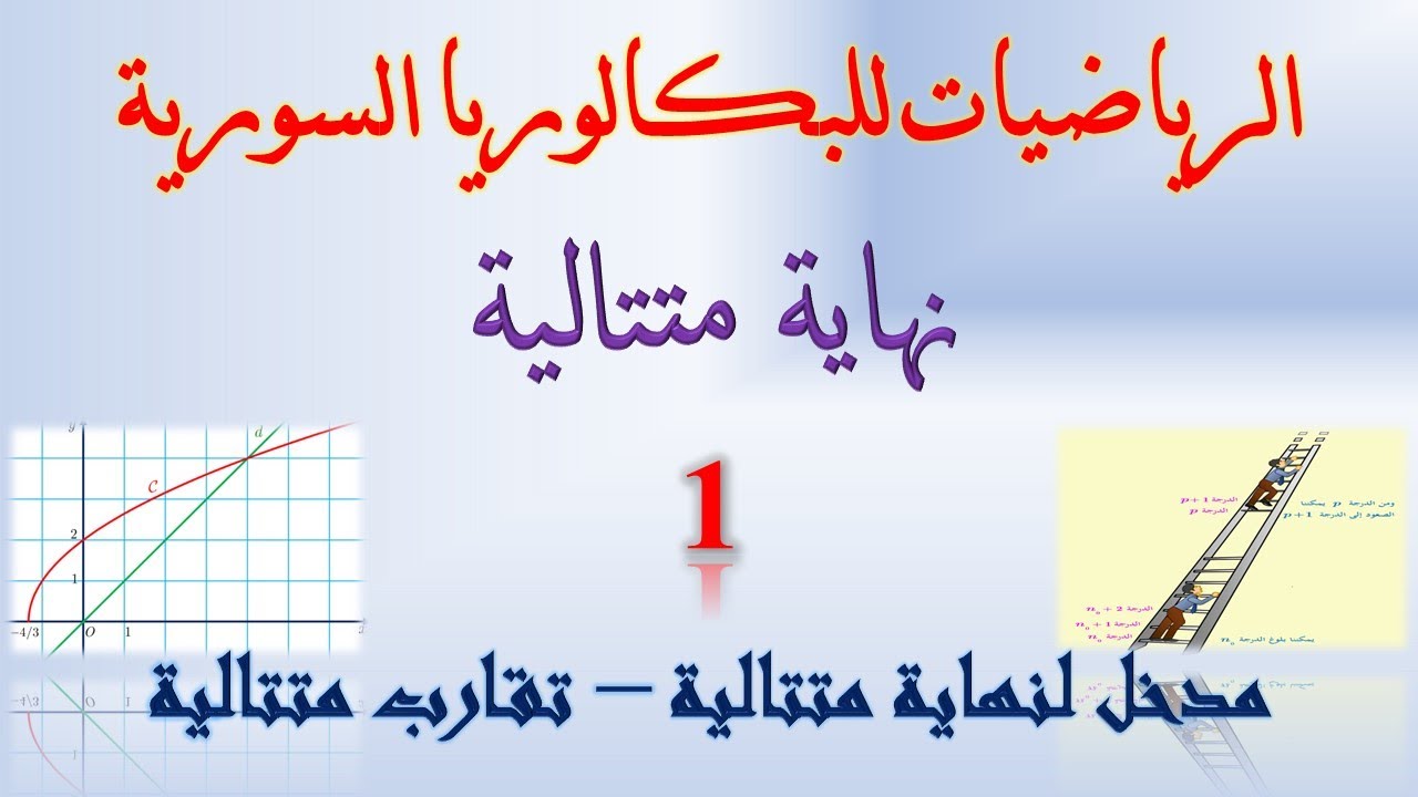 نهاية متتالية | 1 | مدخل لنهاية متتالية | تقارب متتالية | حل تدرب صفحة  119 | حل تدرب صفحة 105
