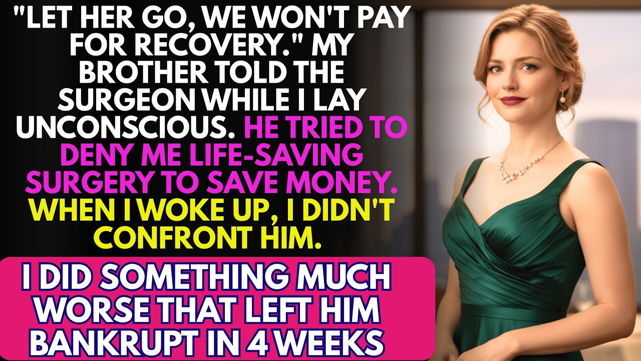 My Brother Told Surgeons To Let Me Die To Save Money—Four Weeks Later He Lost Everything