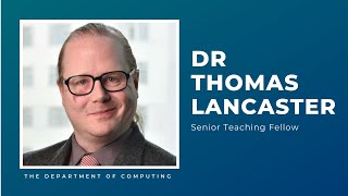 Contract cheating Dr Thomas Lancaster Senior Teaching Fellow Imperial College Lo