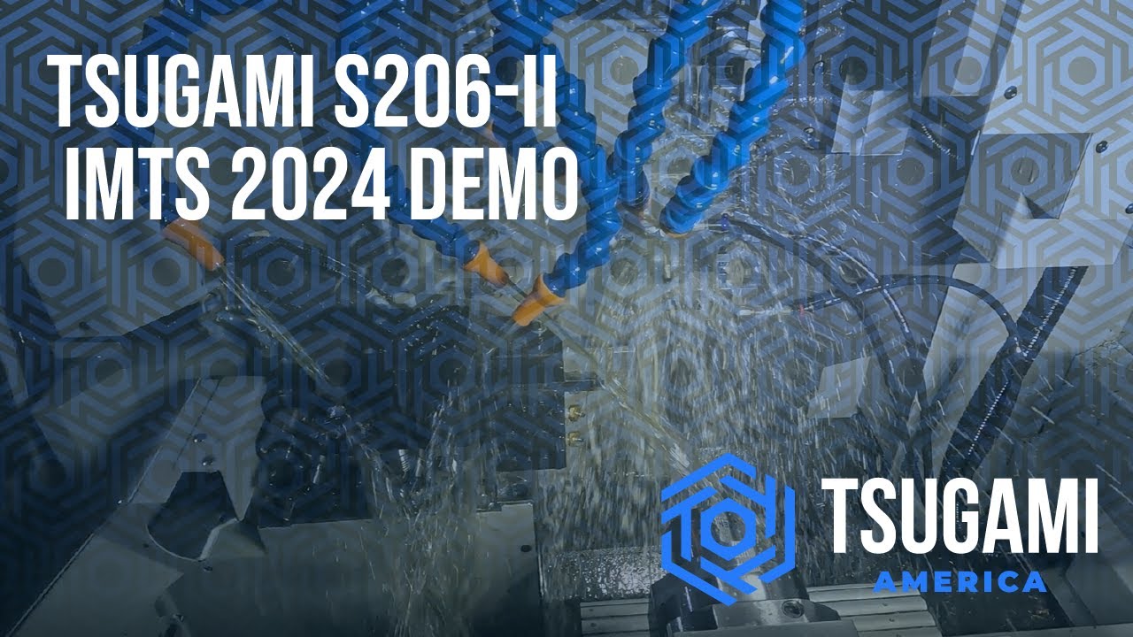 Tsugami S206- II IMTS 2024 Demo - YouTube