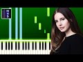 Lana Del Rey - Salvatore (Piano Tutorial Easy)