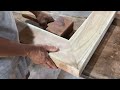 Amazing Japanese Joinery Woodworking Skills, Build A Hand Cut Wood  Mitred No Screw