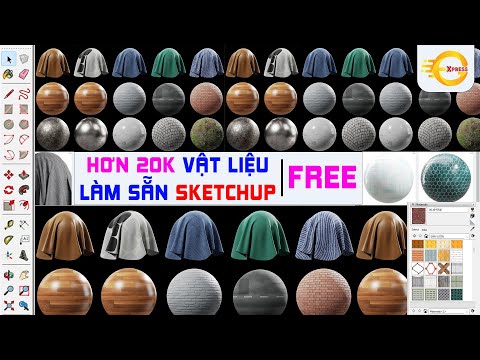 Video Miễn phí 20K Vật liệu Sketchup và Vray và cách sử dụng - YouTube
