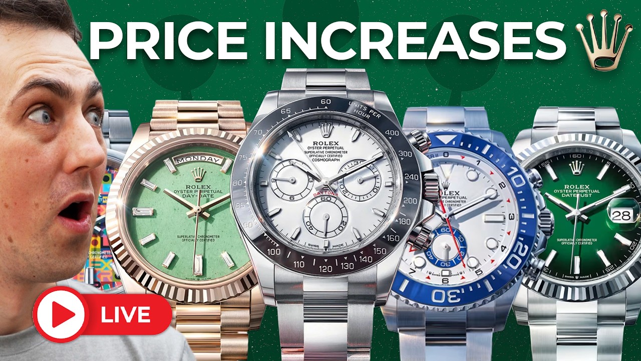 🔴 ROLEX Price Increase JUNE 1st & New Rolex Experiment - Live Stream - YouTube - Scott Adam Lancaster