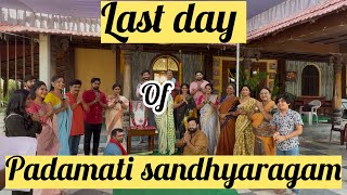 The end of beautiful journey thank u psr ❤️ #soundaryareddy #soundarya #serial #shoot 