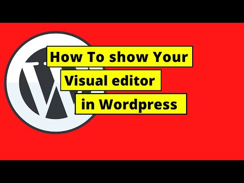 Wordpress Visual Editor