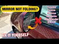 Toyota Power Folding Mirror Gear Repair 2004-2010 Sienna Sequoia LX430 LX470 Loose Not Folding DIY
