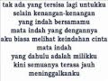 cinta yang hilang puisi sedih