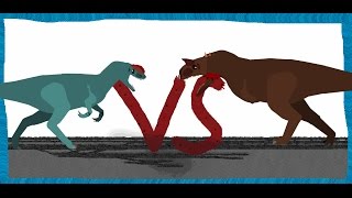 Pivot Battle Arena: Dilophosaurus VS Carnotaurus