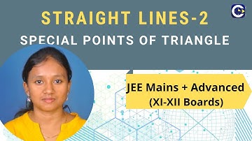 Straight Lines-2-Special Points of Triangle