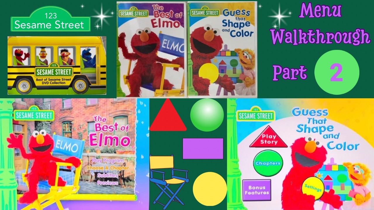 Sesame Street BEST OF SESAME STREET DVD COLLECTION DVD Menu