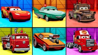 ALL TIPES of PIXAR CARS vs EXTREME WORK in BeamNG.drive