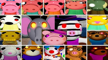 ROBLOX PIGGY ALL JUMPSCARES REVERSED 🐷 NO DELAY 🐷